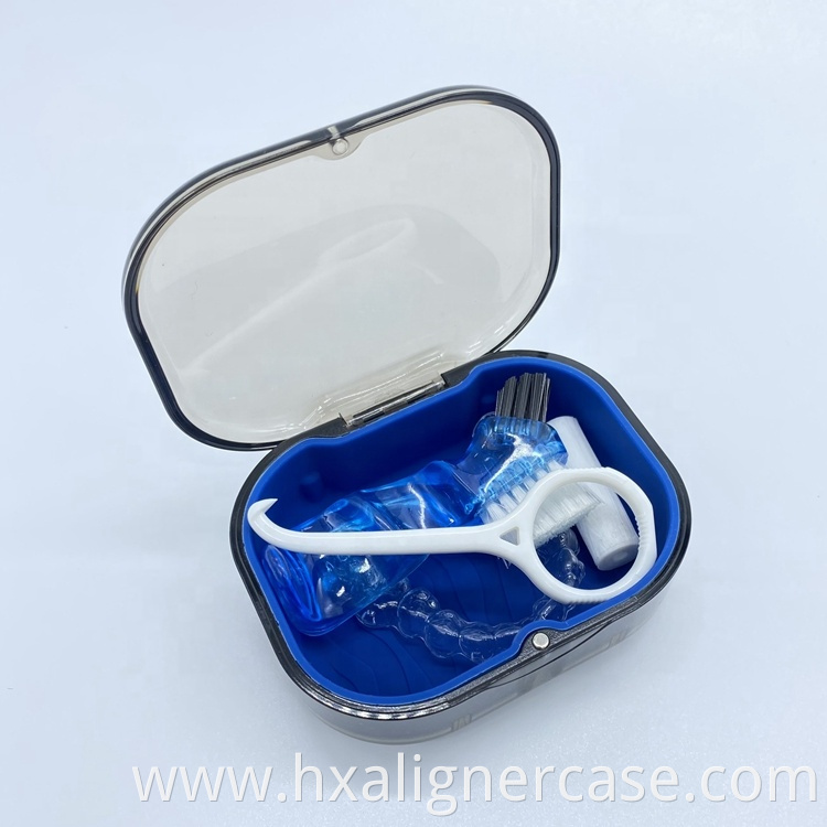 Denture Orthodontic Retainer Storage Case Box For Travel